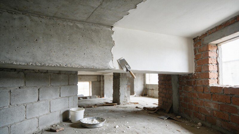 Concrete Soffit Plastering